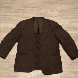 Hugo Boss Brown Wool Suit Jacket
